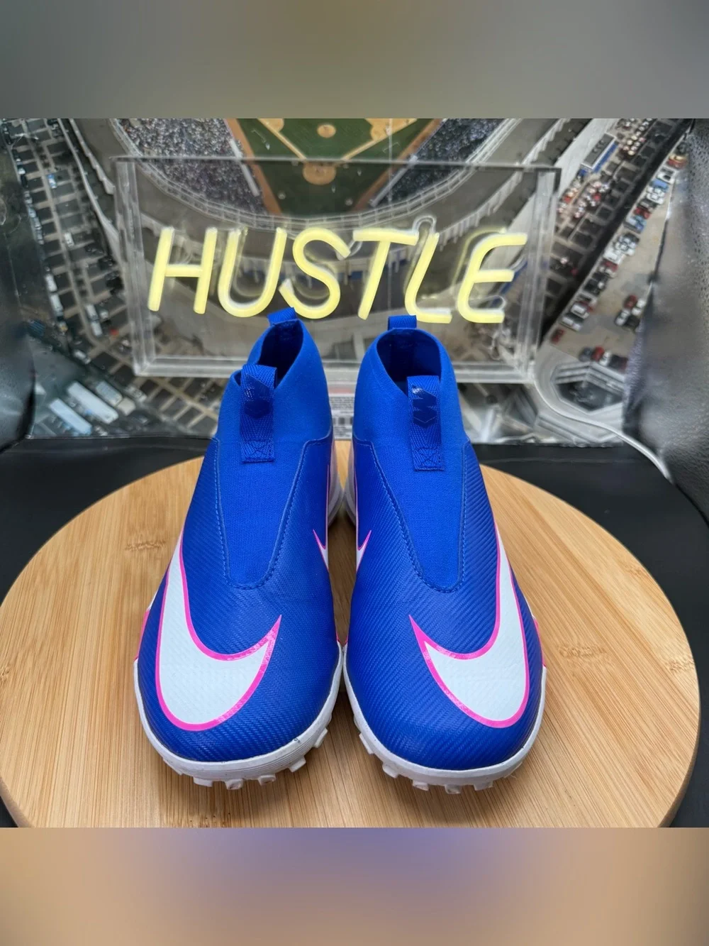 Nike Jr. Mercurial Superfly 10 Academy Turf High-Top Soccer Cleats Sz 3Y